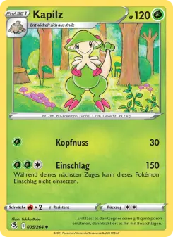 Pokémon-Karte Kapilz 005/264