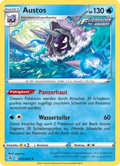 Pokémon-Karte Austos 051/264