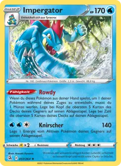 Pokémon-Karte Impergator 057/264