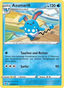 Pokémon-Karte Azumarill 059/264