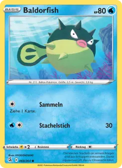 Pokémon-Karte Baldorfish 060/264