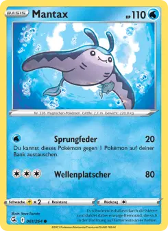Pokémon-Karte Mantax 061/264