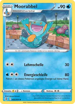Pokémon-Karte Moorabbel 063/264