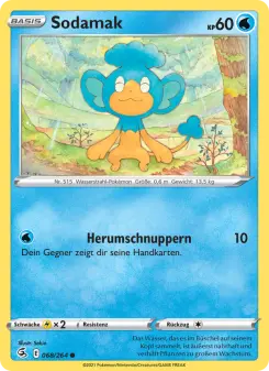 Pokémon-Karte Sodamak 068/264