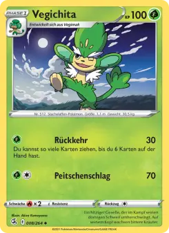 Pokémon-Karte Vegichita 008/264