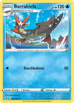 Pokémon-Karte Barrakiefa 083/264