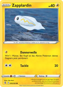 Pokémon-Karte Zapplardin 095/264