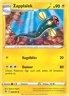Pokémon-Karte Zapplalek 096/264
