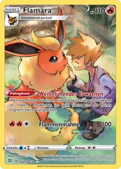 Pokémon-Karte Flamara TG01