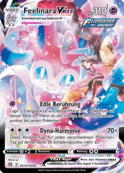 Pokémon-Karte Feelinara VMAX TG15