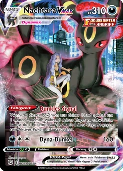 Pokémon-Karte Nachtara VMAX TG23