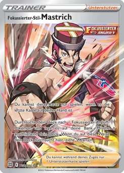 Pokémon-Karte Fokussierter-Stil-Mastrich TG28