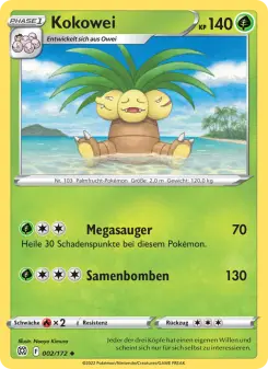 Pokémon-Karte Kokowei 002/172