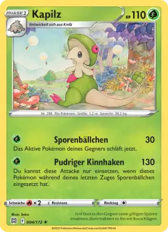 Pokémon-Karte Kapilz 004/172