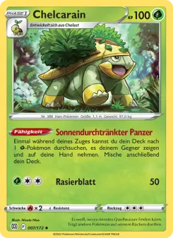 Pokémon-Karte Chelcarain 007/172