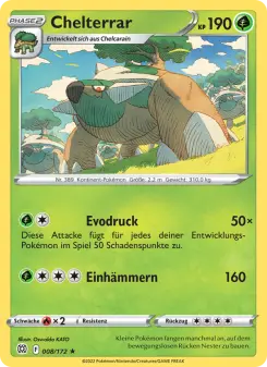 Pokémon-Karte Chelterrar 008/172