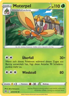 Pokémon-Karte Moterpel 011/172