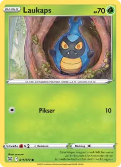 Pokémon-Karte Laukaps 015/172