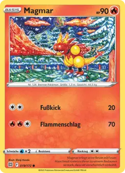 Pokémon-Karte Magmar 019/172