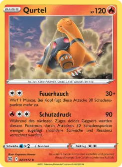 Pokémon-Karte Qurtel 023/172