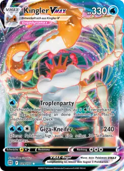 Pokémon-Karte Kingler VMAX 029/172