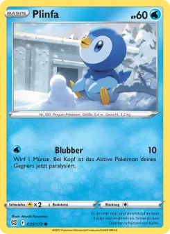 Pokémon-Karte Plinfa 035/172