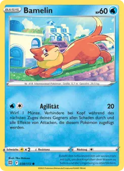 Pokémon-Karte Bamelin 038/172