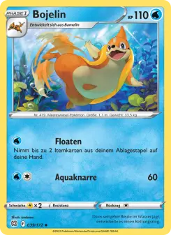 Pokémon-Karte Bojelin 039/172