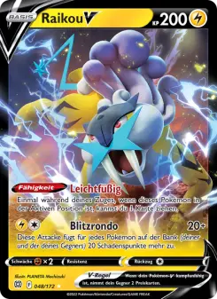 Pokémon-Karte Raikou V 048/172