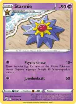 Pokémon-Karte Starmie 055/172