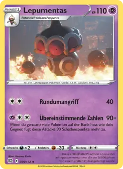 Pokémon-Karte Lepumentas 059/172