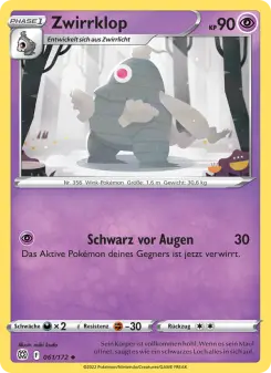 Pokémon-Karte Zwirrklop 061/172