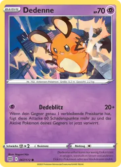 Pokémon-Karte Dedenne 067/172
