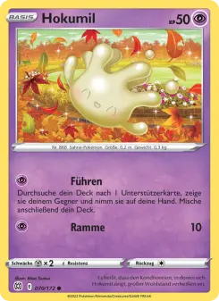 Pokémon-Karte Hokumil 070/172