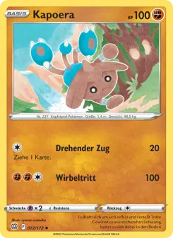 Pokémon-Karte Kapoera 072/172