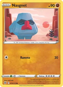 Pokémon-Karte Nasgnet 073/172