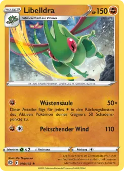 Pokémon-Karte Libelldra 076/172