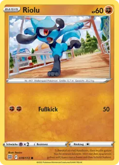 Pokémon-Karte Riolu 078/172