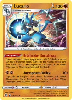 Pokémon-Karte Lucario 079/172