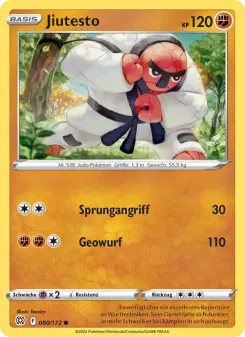 Pokémon-Karte Jiutesto 080/172