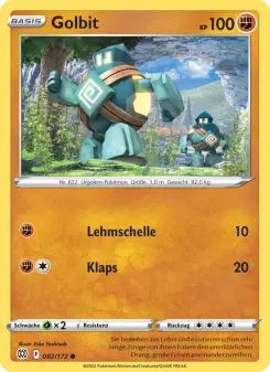 Pokémon-Karte Golbit 082/172