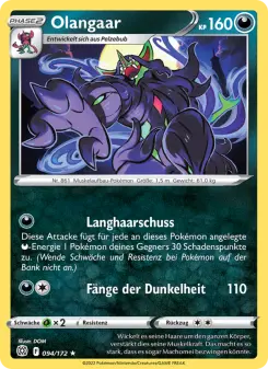 Pokémon-Karte Olangaar 094/172