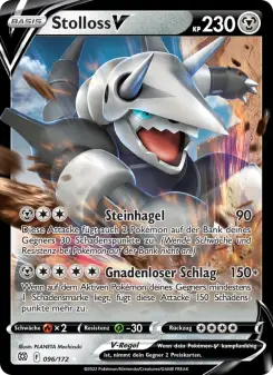 Pokémon-Karte Stolloss V 096/172