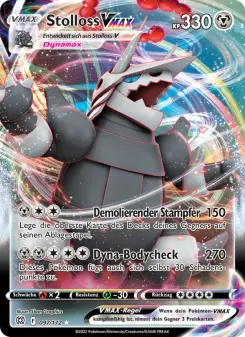 Pokémon-Karte Stolloss VMAX 097/172