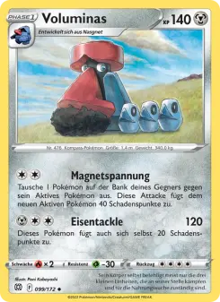 Pokémon-Karte Voluminas 099/172
