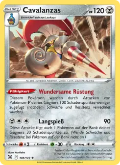 Pokémon-Karte Cavalanzas 101/172