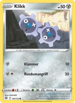 Pokémon-Karte Klikk 102/172