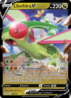 Pokémon-Karte Libelldra V 106/172
