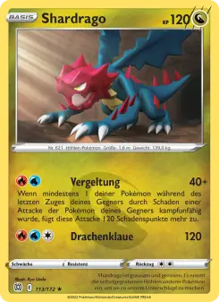 Pokémon-Karte Shardrago 113/172