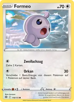 Pokémon-Karte Formeo 116/172